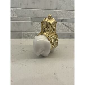 Avon Perfume Charisma Cologne Royal Elephant Glass Vintage 70's - Almost Full